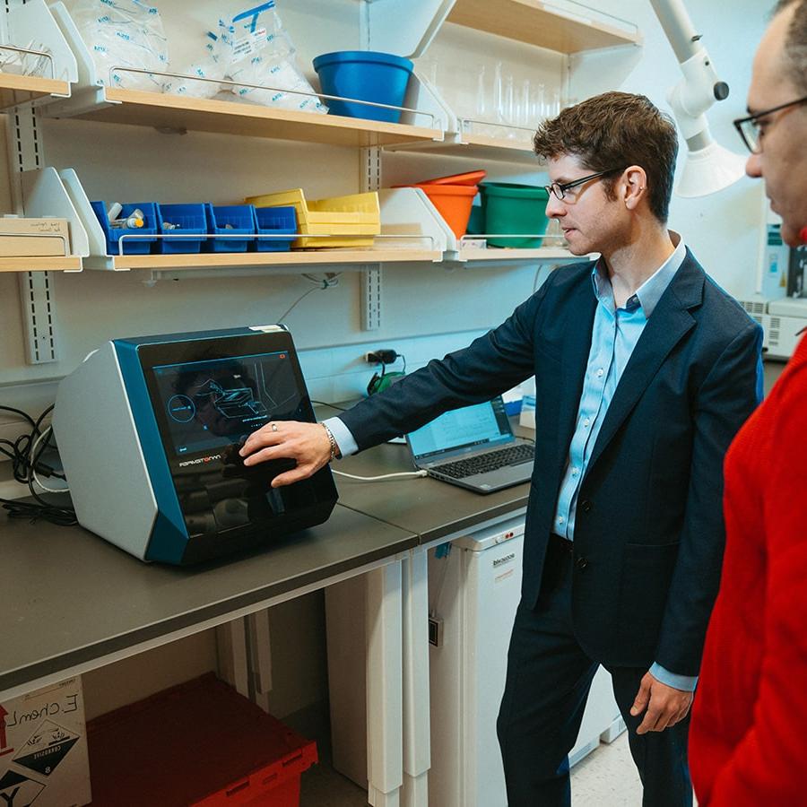 Research equipment at UMass Boston